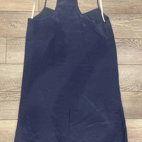 Lilly Pulitzer Daphne Mini Slip Dress Navy Blue Coastal Beachy Size XS - Picture 8 of 9